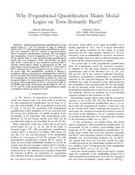 Why propositional quantification makes modal logics on trees robustly hard ?