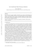 One-Variable Logic Meets Presburger Arithmetic