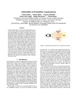 Admissibility in Probabilistic Argumentation
