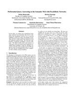 Preferential Query Answering in the Semantic Web with Possibilistic Networks
