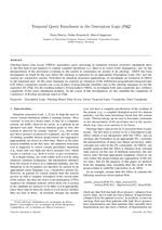 Temporal Query Entailment in the Description Logic SHQ