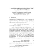 A Goal-Oriented Algorithm for Unification in EL w.r.t. Cycle-Restricted TBoxes