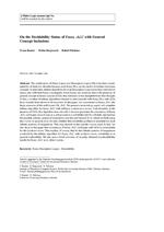 On the Decidability Status of Fuzzy ALC with General Concept Inclusions