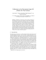 Unification in the Description Logic EL without the Top Concept