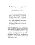 Matching with respect to general concept inclusions in the Description Logic EL