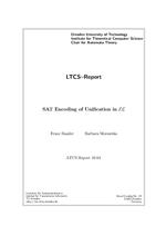 SAT Encoding of Unification in EL