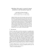 Matching with respect to general concept inclusions in the Description Logic EL