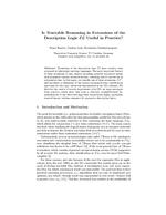 Is Tractable Reasoning in Extensions of the Description Logic EL Useful in Practice?