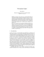 Description Logics