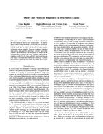 Query and Predicate Emptiness in Description Logics