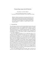 Connecting Many-Sorted Theories