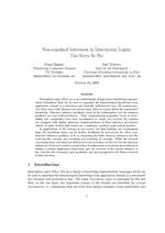 Nonstandard Inferences in Description Logics: The Story So Far