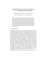 Computing the Least Common Subsumer w.r.t. a Background Terminology
