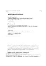 Blackhole Pushdown Automata