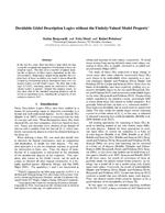 Decidable Gödel description logics without the finitely-valued model property