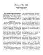 Mining of EL-GCIs