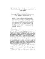 Decidable Description Logics of Context with Rigid Roles