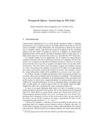 Temporal Query Answering in DL-Lite