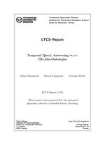 Temporal Query Answering w.r.t. DL-Lite-Ontologies
