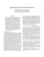 Temporal Query Answering in the Description Logic EL