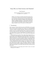 Fuzzy DLs over Finite Lattices with Nominals