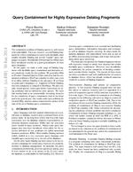 Query Containment for Highly Expressive Datalog Fragments
