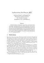Implementing Matching in ALN