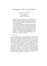 Subsumption in EL w.r.t. hybrid TBoxes