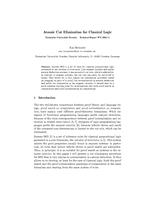 Atomic Cut Elimination for Classical Logic