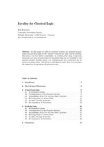Locality for Classical Logic