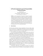 A Purely Logical Account of Sequentiality in Proof Search