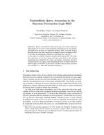 Probabilistic Query Answering in the Bayesian Description Logic BEL