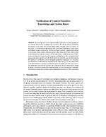Verification of Context-Sensitive Knowledge and Action Bases
