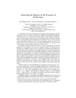 Answering EL Queries in the Presence of Preferences