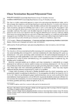 Chase Termination Beyond Polynomial Time
