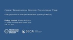 Slides: Chase Termination Beyond Polynomial Time