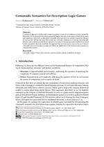 Comonadic Semantics for Description Logics Games