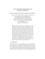 A Geo-ontology Design Pattern for Semantic Trajectories