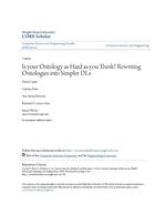 Is Your Ontology as Hard as You Think? Rewriting Ontologies into Simpler DLs