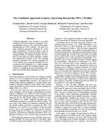 The Combined Approach to Query Answering Beyond the OWL 2 Profiles