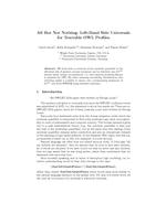 All But Not Nothing: Left-Hand Side Universals for Tractable OWL Profiles