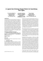 A Logical Geo-Ontology Design Pattern for Quantifying over Types