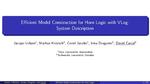 Slides: Efficient Model Construction for Horn Logic with VLog