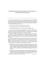 Selected papers from the First International Joint Conference on Conceptual Knowledge Structures. International Journal of Approximate Reasoning