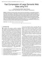 Fast Compression of Large Semantic Web Data using X10