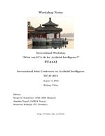 Proceedings of the International Workshop "What can FCA do for Artificial Intelligence?" (FCA4AI at IJCAI 2013), Beijing, China, August 5, 2013