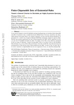 Finite-Cliquewidth Sets of Existential Rules – Toward a General Criterion for Decidable yet Highly Expressive Querying