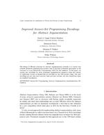 Improved Answer-Set Programming Encodings for Abstract Argumentation
