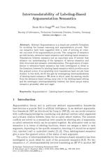 Intertranslatability of Labeling-based Argumentation Semantics