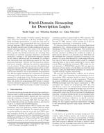 Fixed-Domain Reasoning for Description Logics